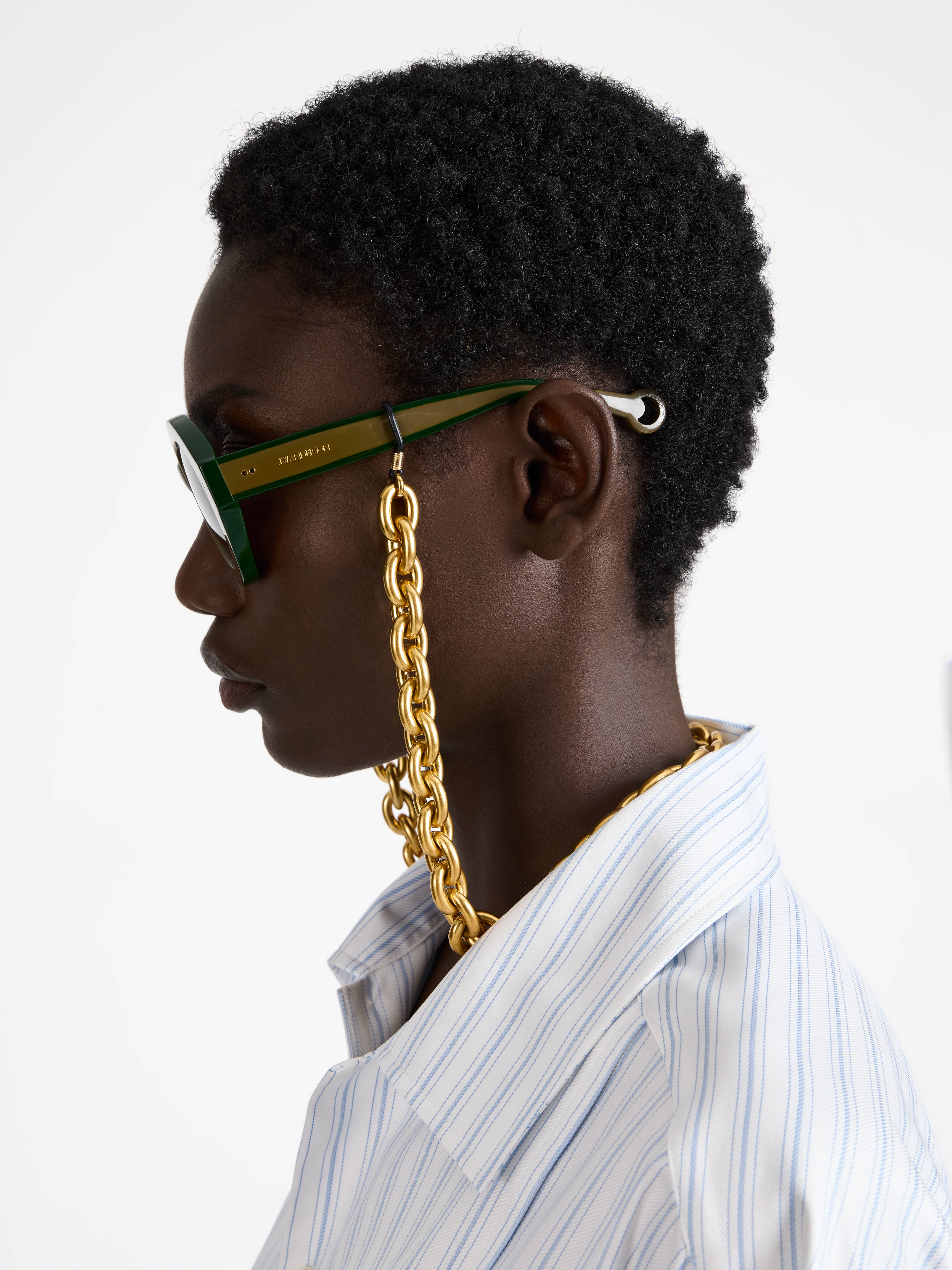 CHAIN-LINK SUNGLASSES STRAP IN GOLD TONE - Image 4