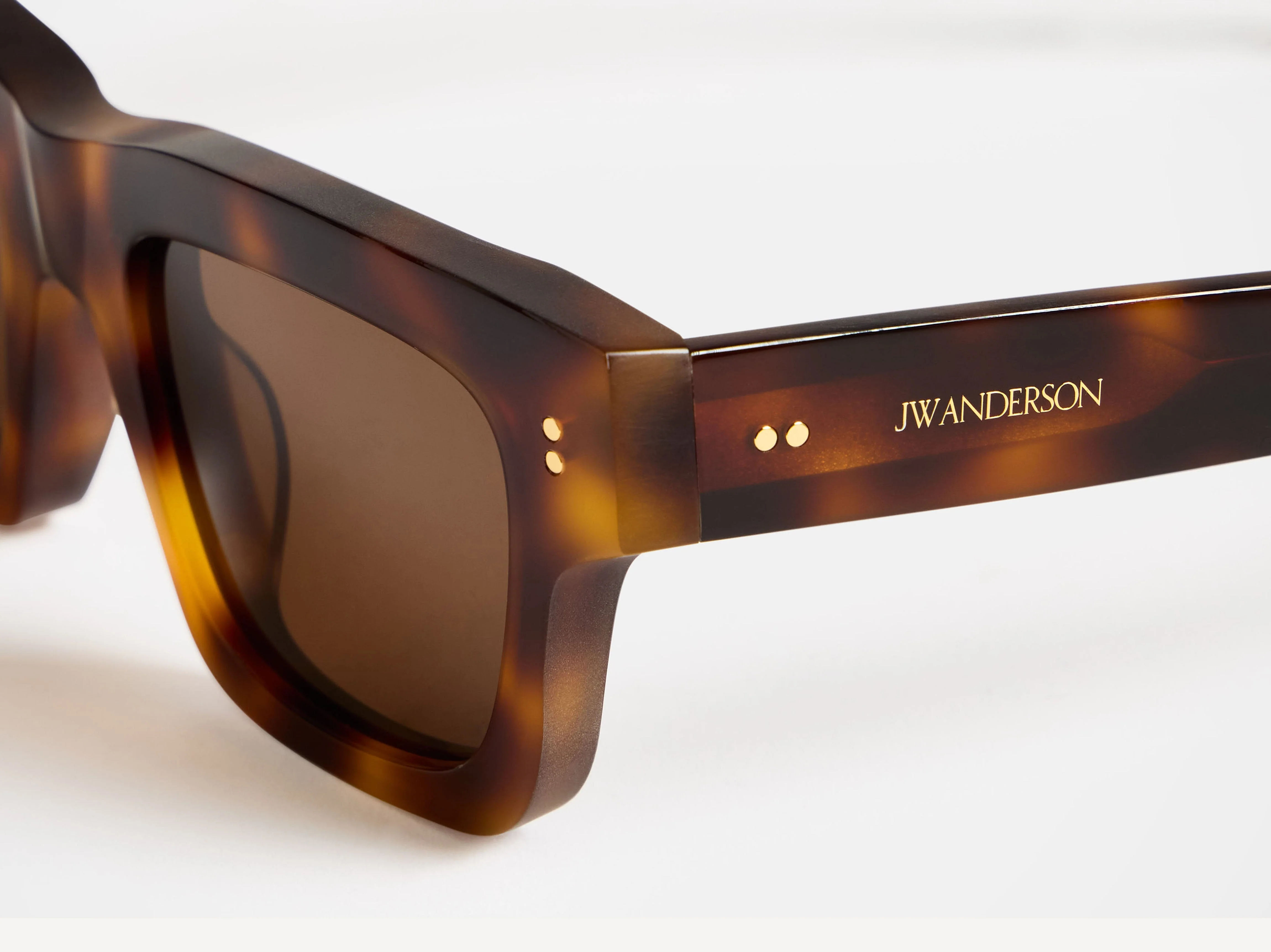 JWA02 RECTANGULAR SUNGLASSES IN HAVANA - Image 3