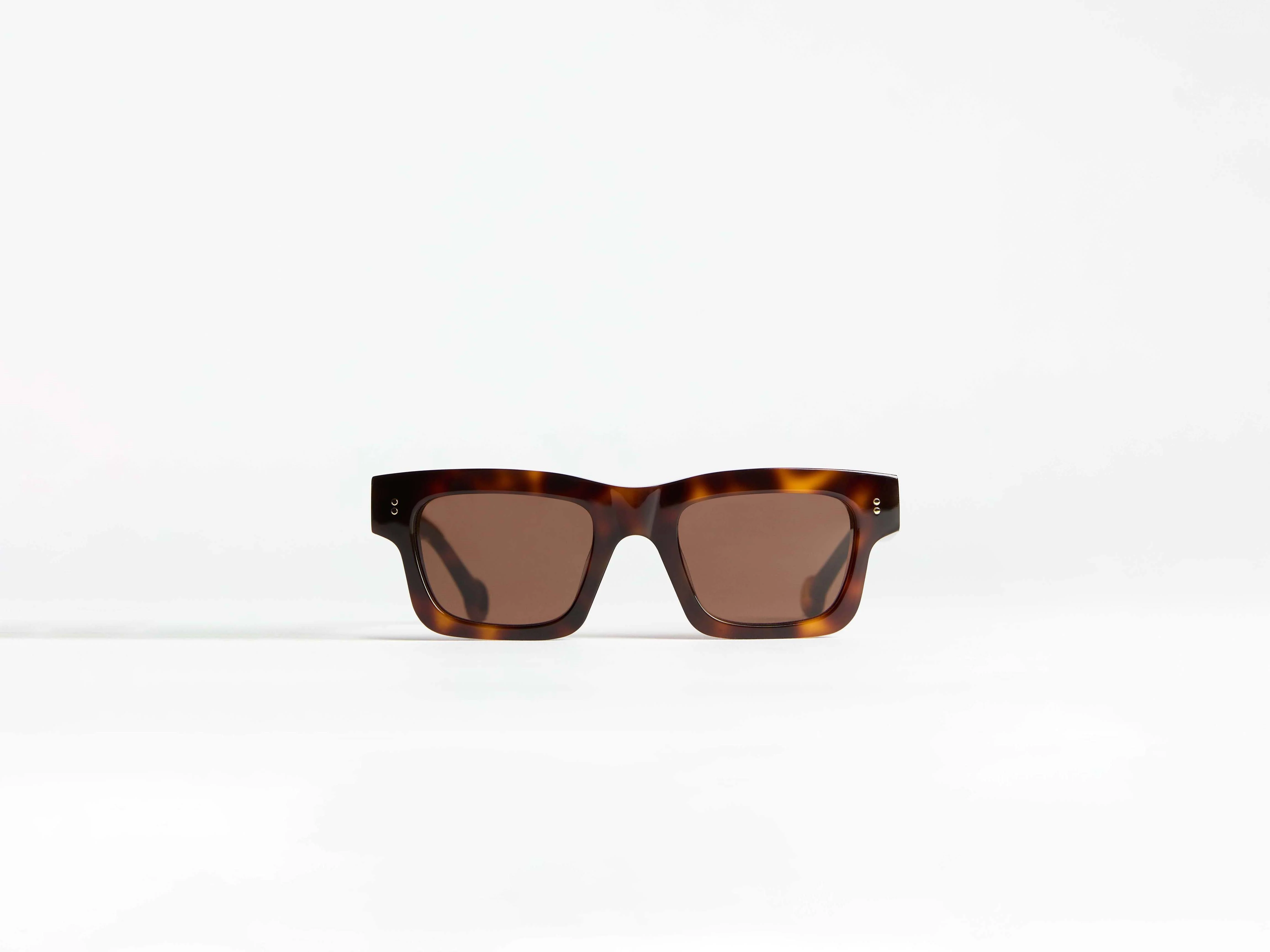 JWA02 RECTANGULAR SUNGLASSES IN HAVANA - Image 4
