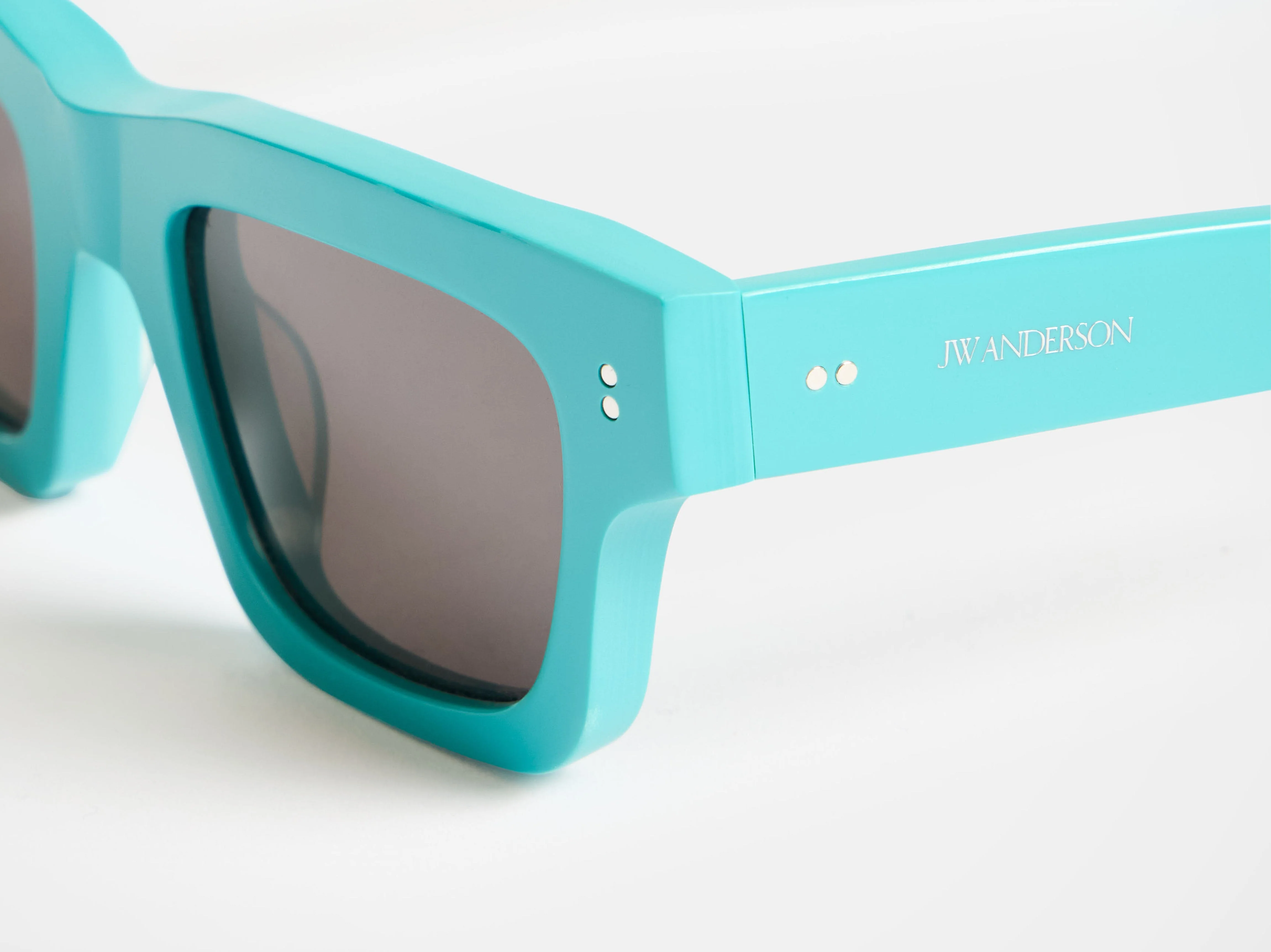 JWA02 RECTANGULAR SUNGLASSES IN TURQUOISE - Image 3