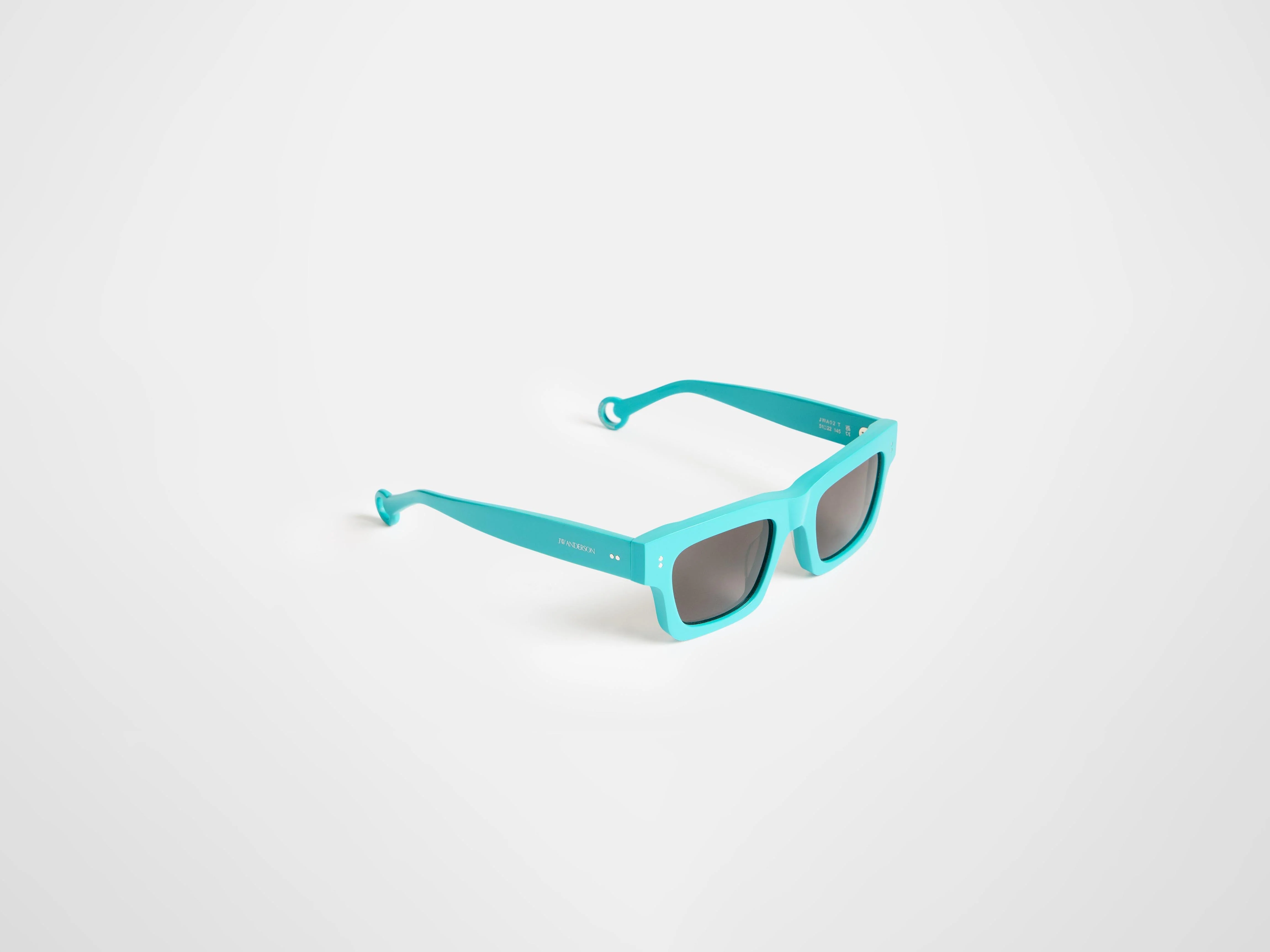 JWA02 RECTANGULAR SUNGLASSES IN TURQUOISE - Image 4