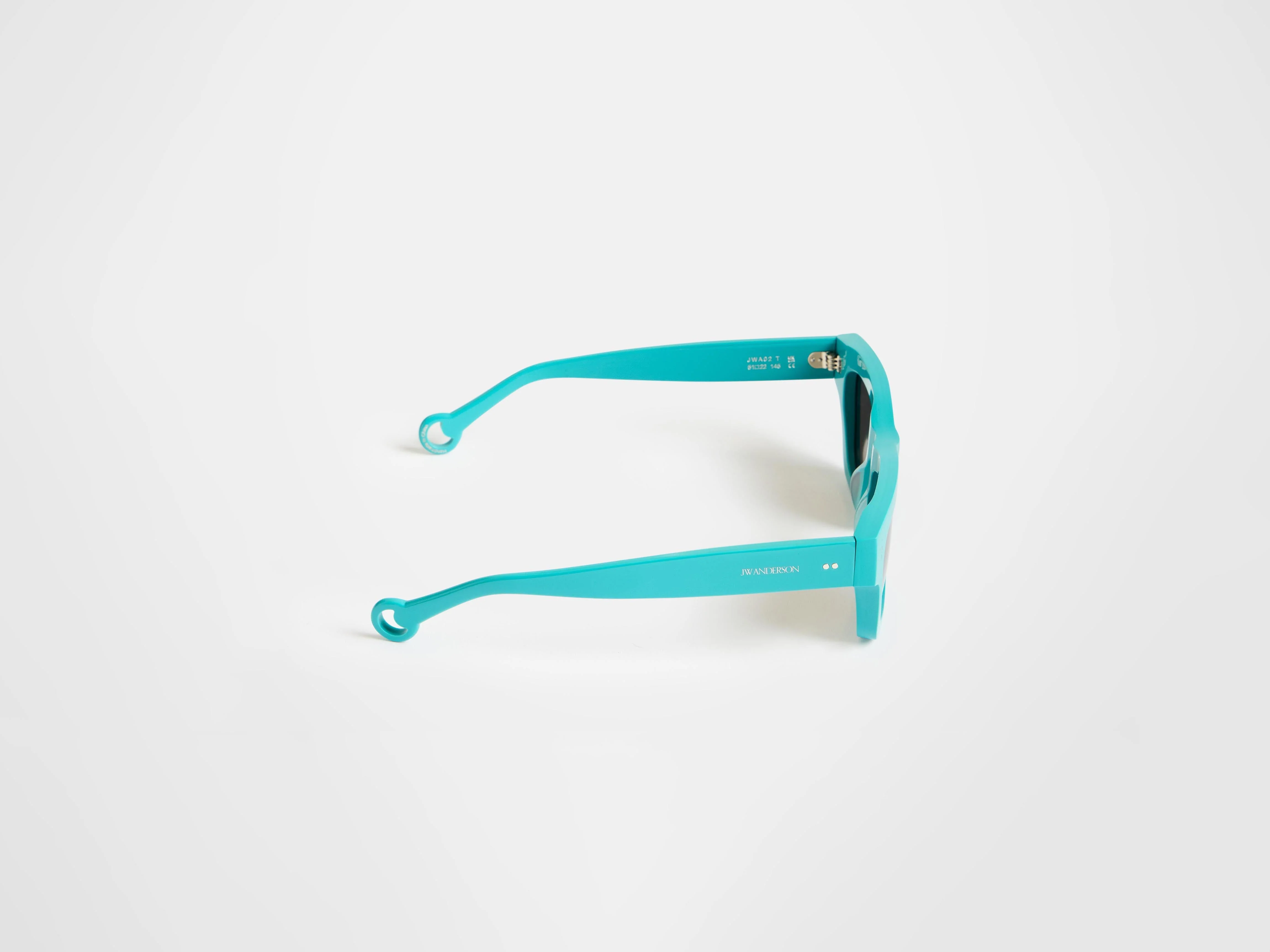 JWA02 RECTANGULAR SUNGLASSES IN TURQUOISE - Image 7