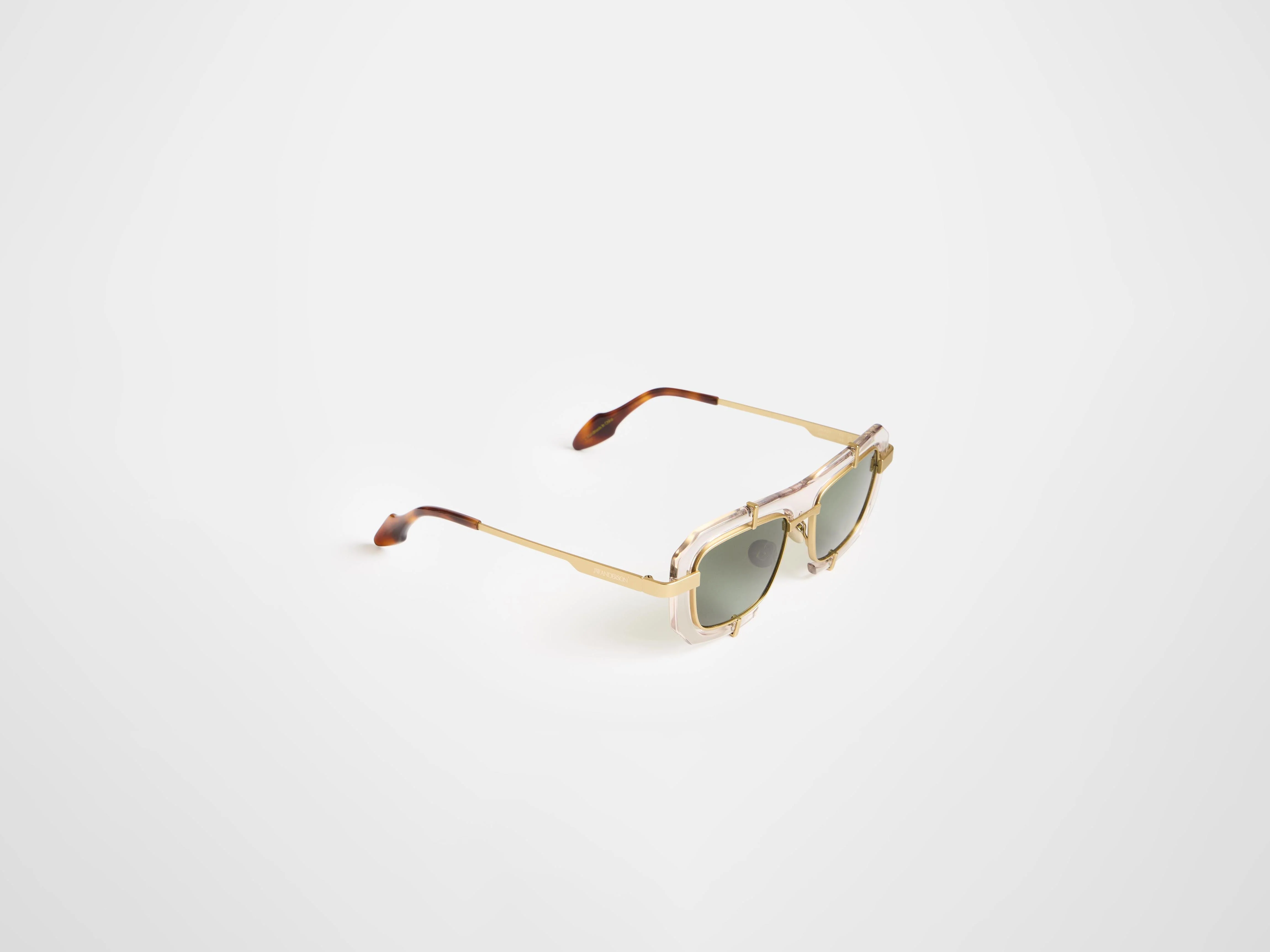 JWA03 GEOMETRIC SUNGLASSES IN CLEAR - Image 6