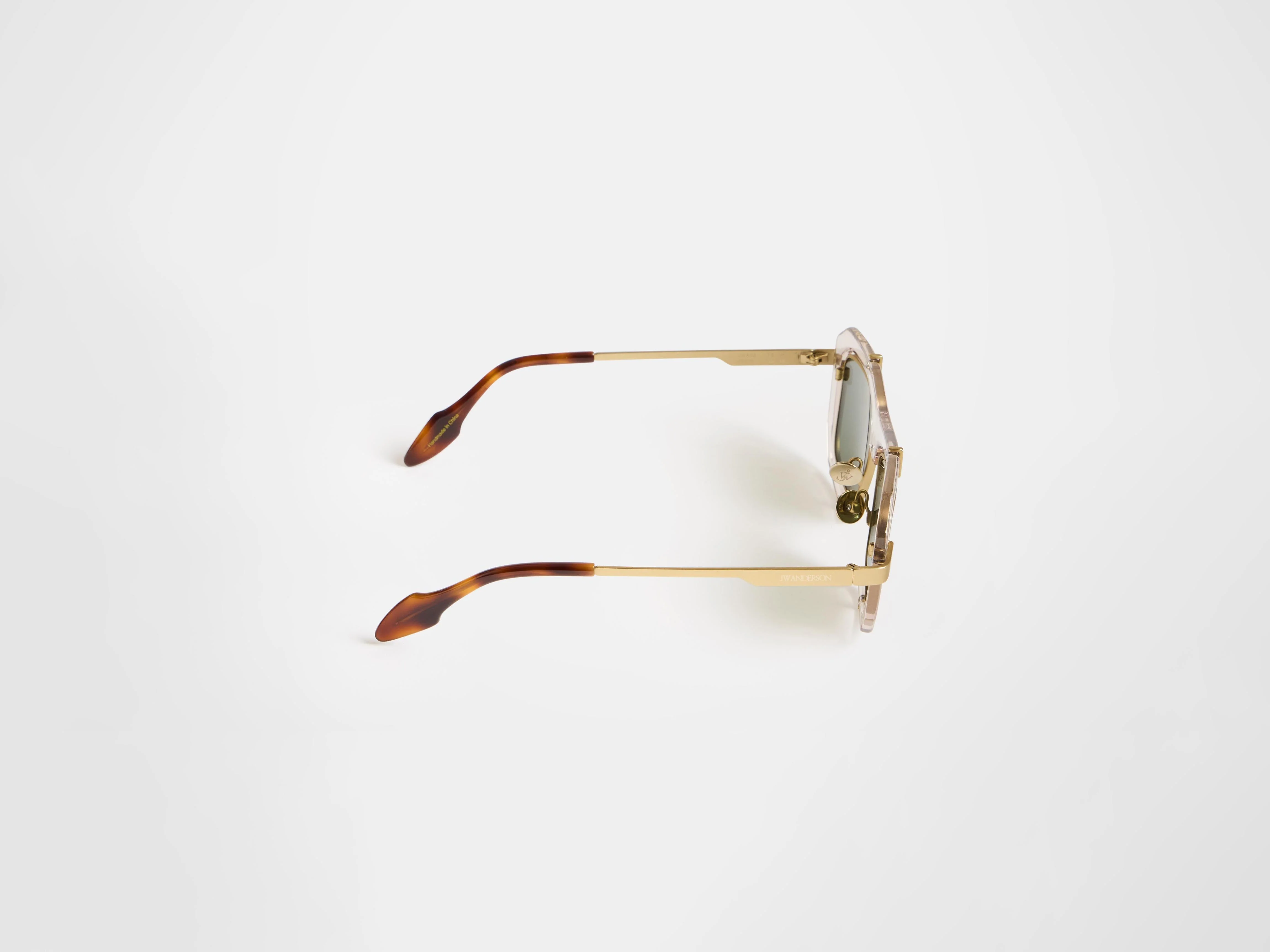 JWA03 GEOMETRIC SUNGLASSES IN CLEAR - Image 9