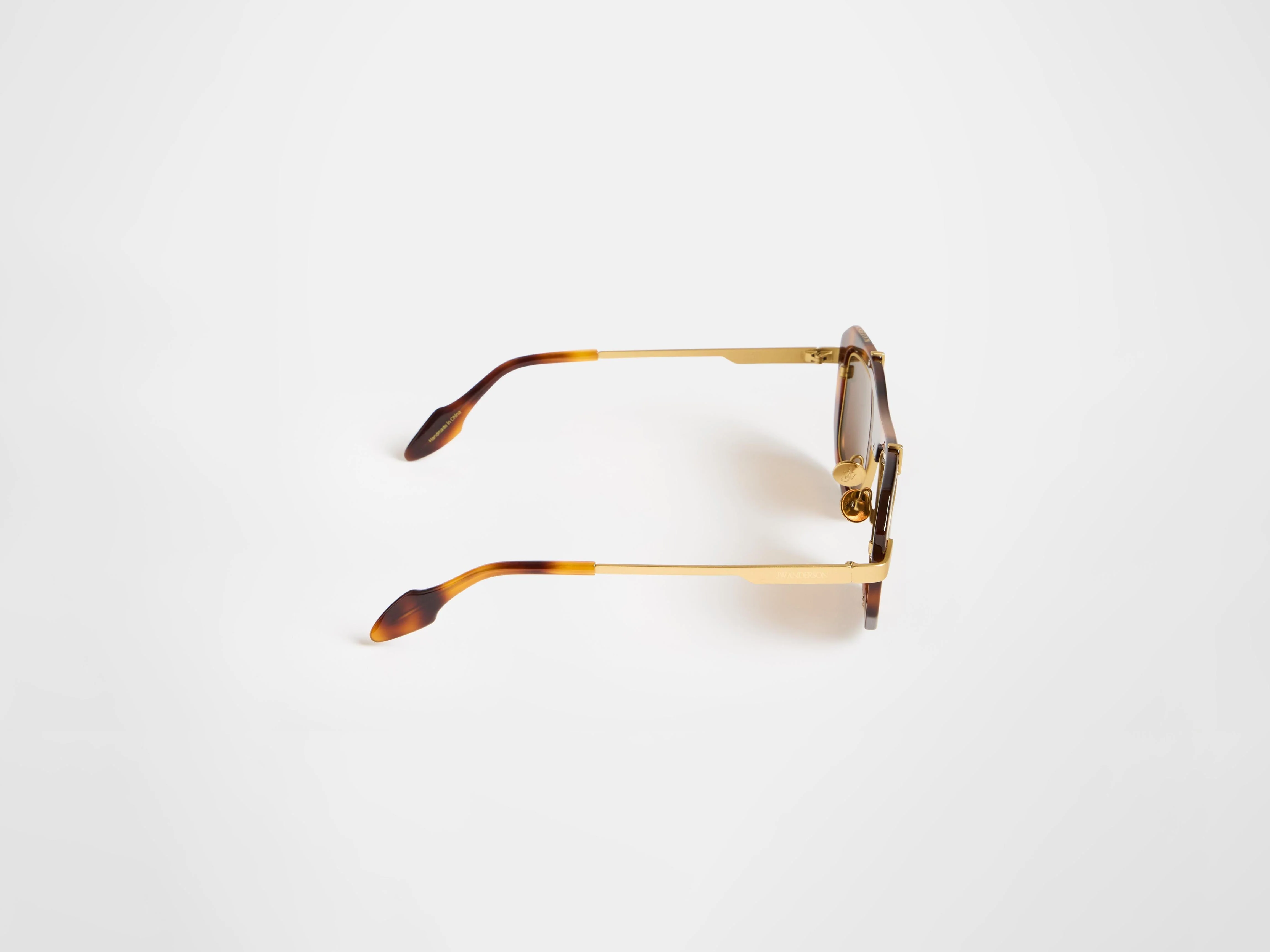 JWA03 GEOMETRIC SUNGLASSES IN HAVANA - Image 6