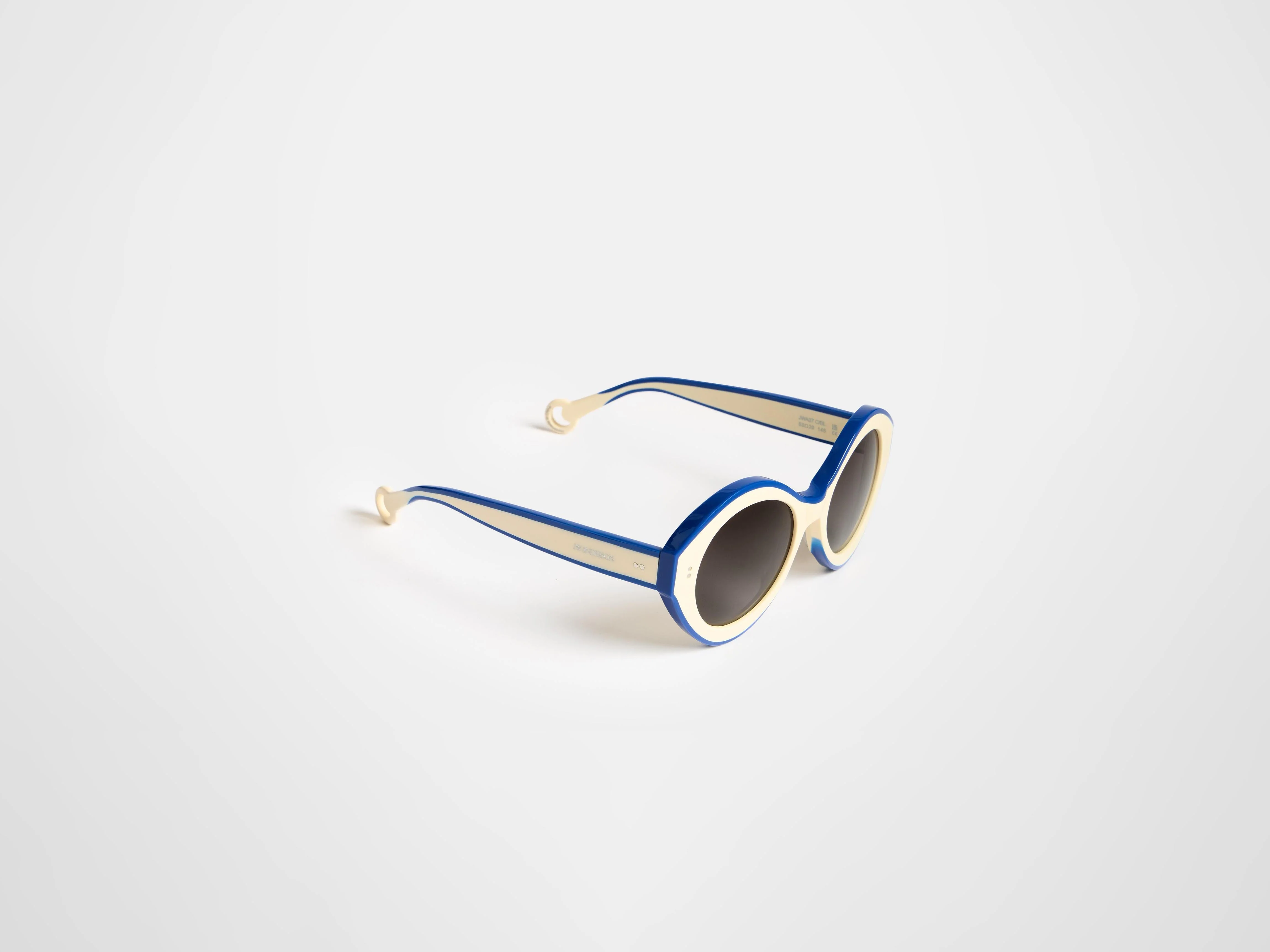 JWA07 BUMPER SUNGLASSES IN WHITE & BLUE - Image 7