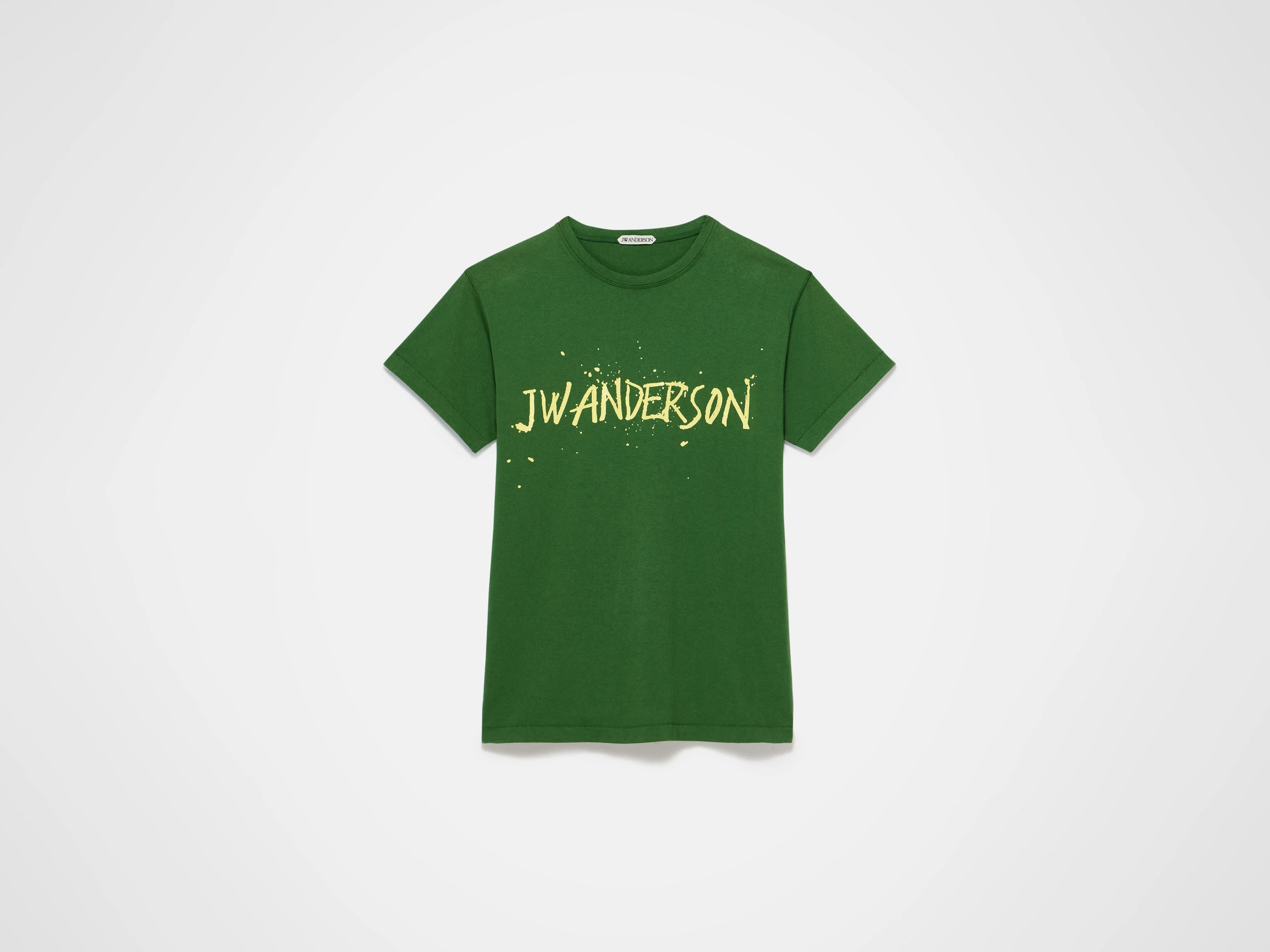 MENS CIRCULAR T-SHIRT IN GREEN - Image 6