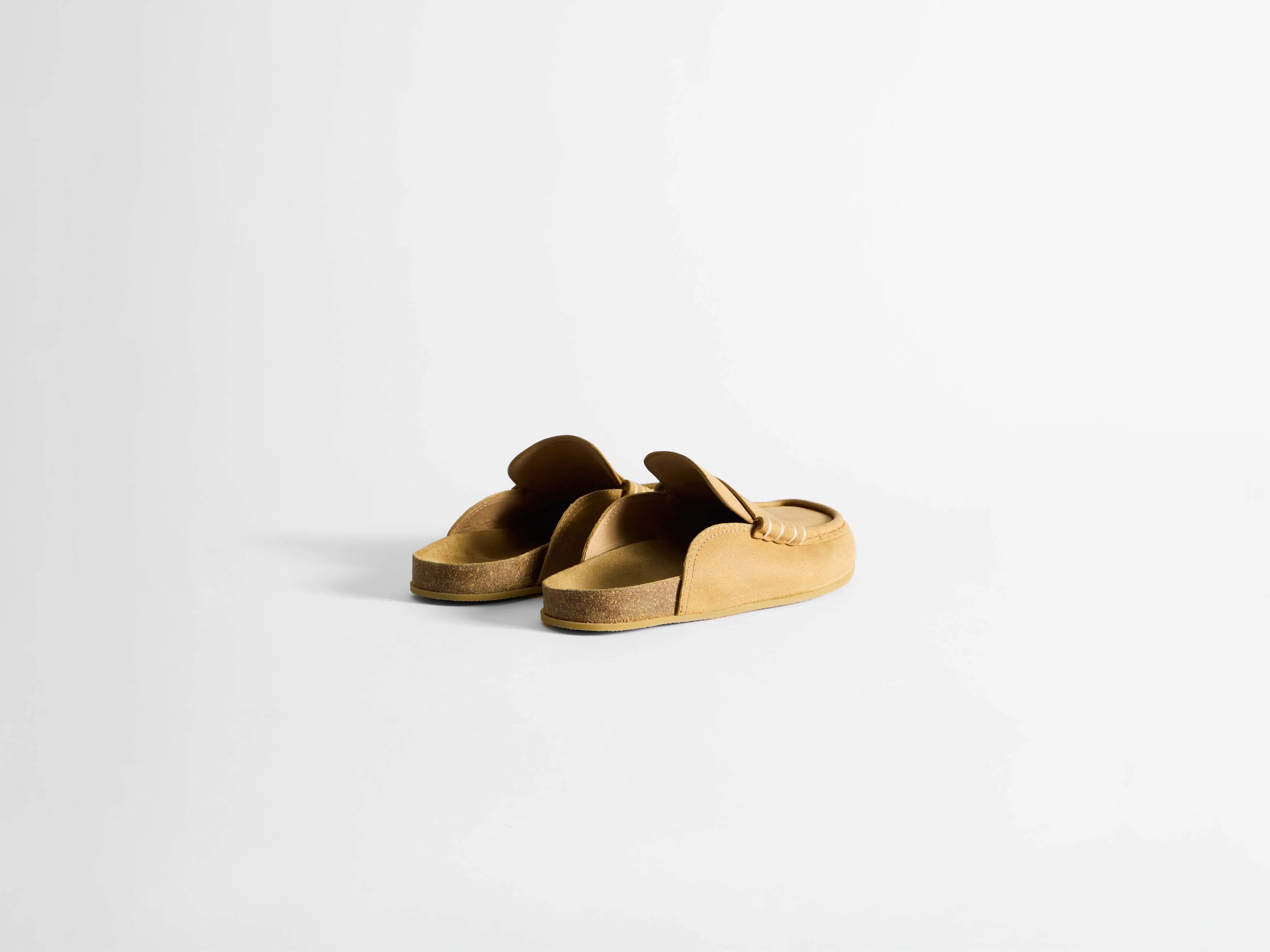MENS STITCH LOAFER IN MUSTARD - Image 4